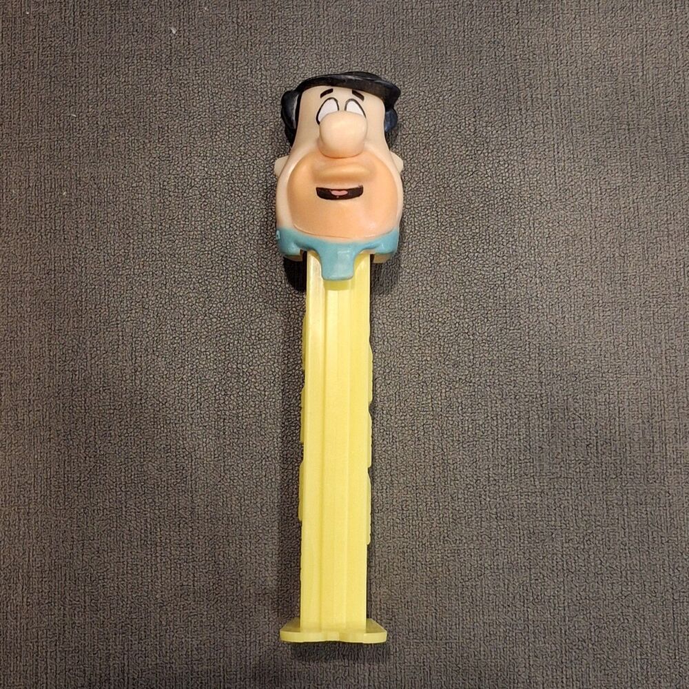 Vintage 1992 Fred Flintstone Pez Dispenser With Feet Made In China